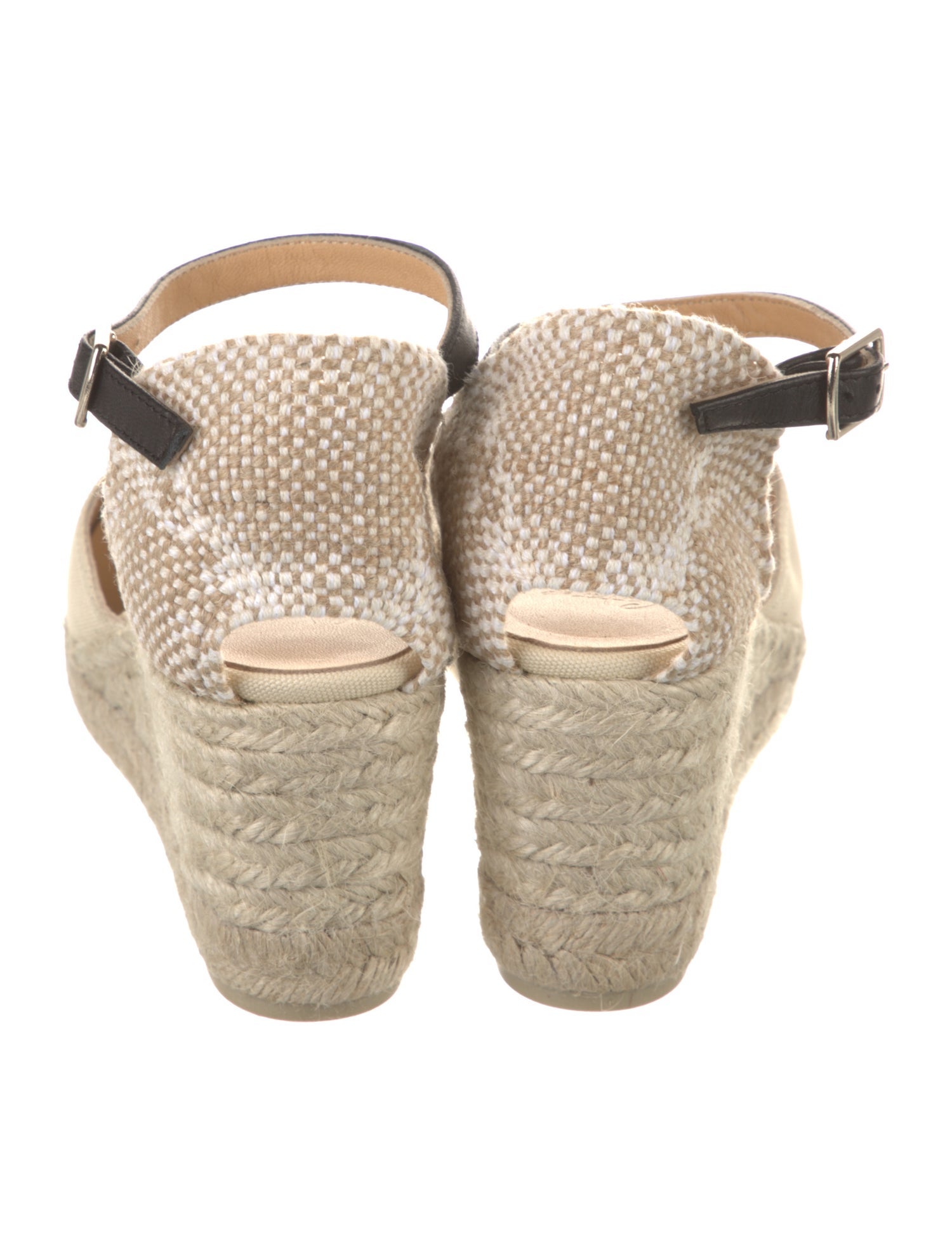 Castañer Canvas Colorblock Pattern Pumps